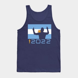 Argentina 2022 World Soccer Cup Tank Top